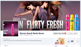 A super stunning, fun, flirty and fresh body spray for you by Mousumi Enterprises Ltd.